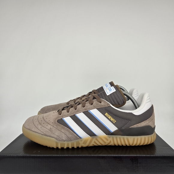 adidas Busenitz Indoor Men's Super Earth Strata Crystal White Shoes Size 10 New